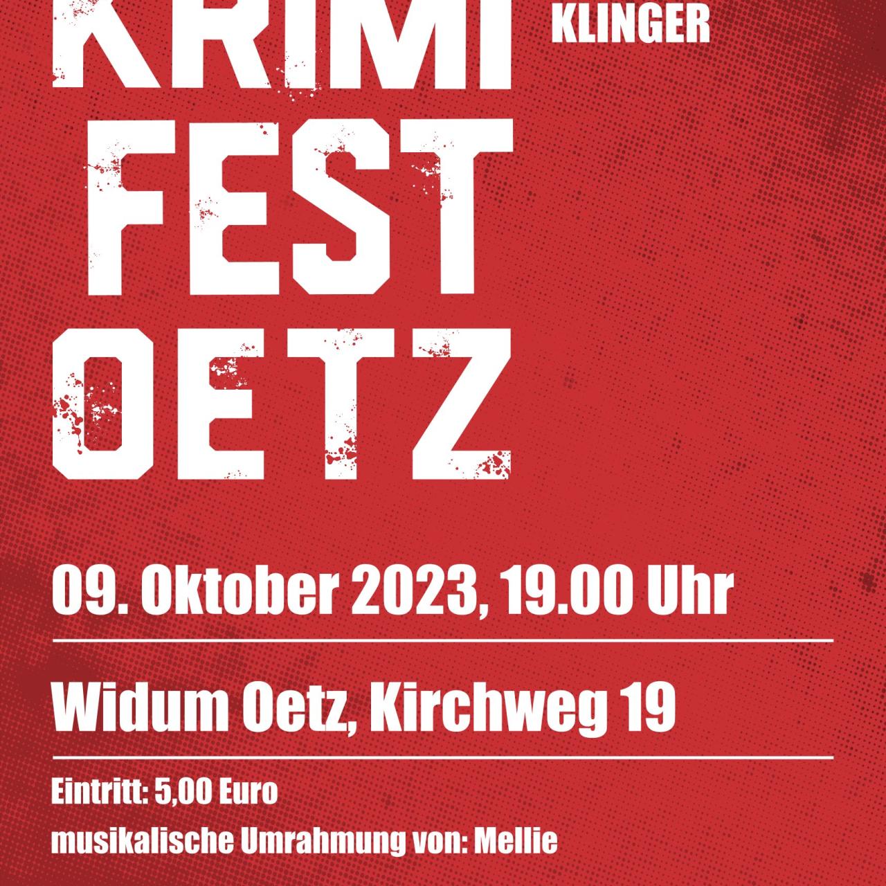 Plakat Krimifest